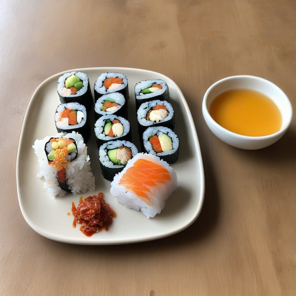 California Roll & Spicy Tuna Roll (Lunch)