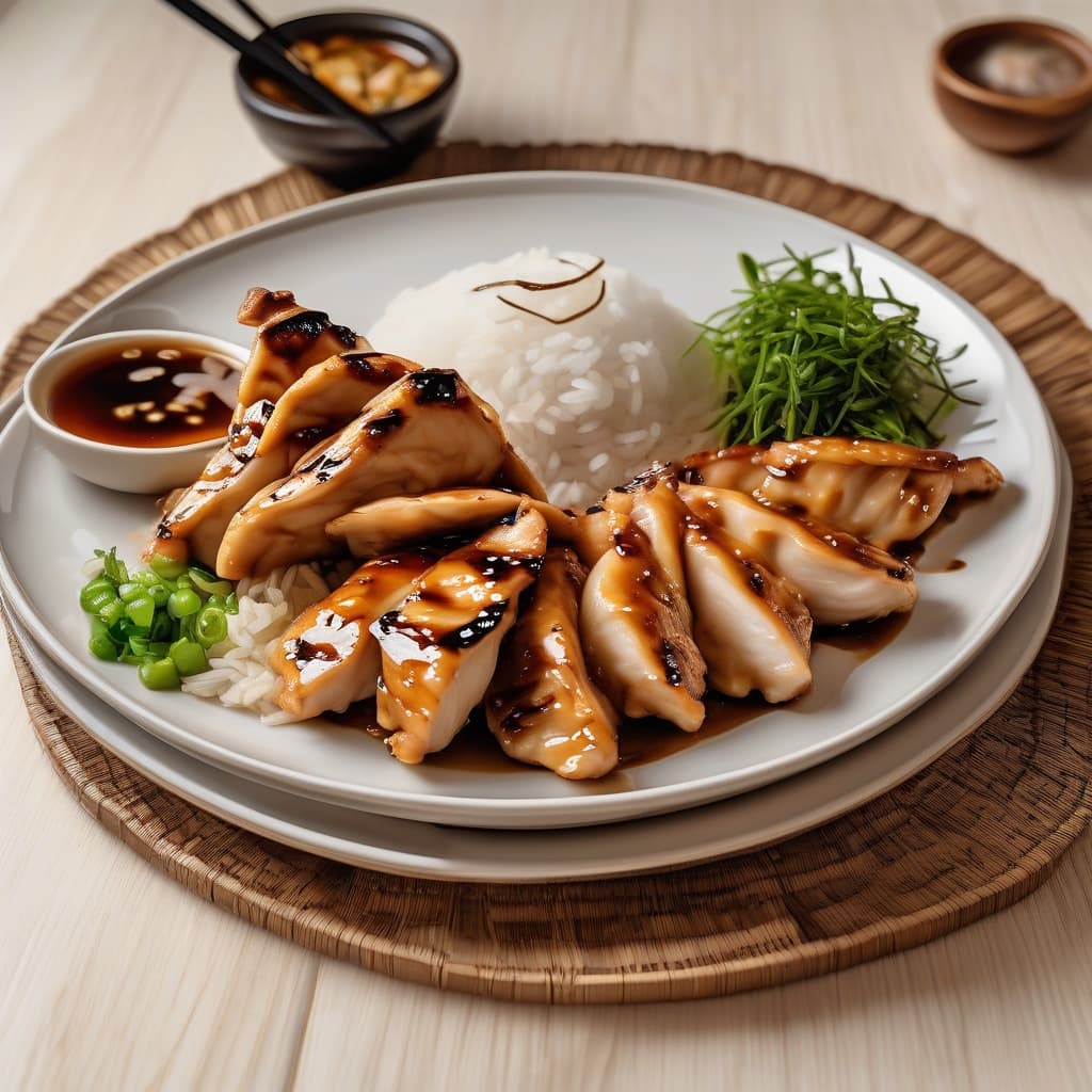Chicken & Gyoza Teriyaki