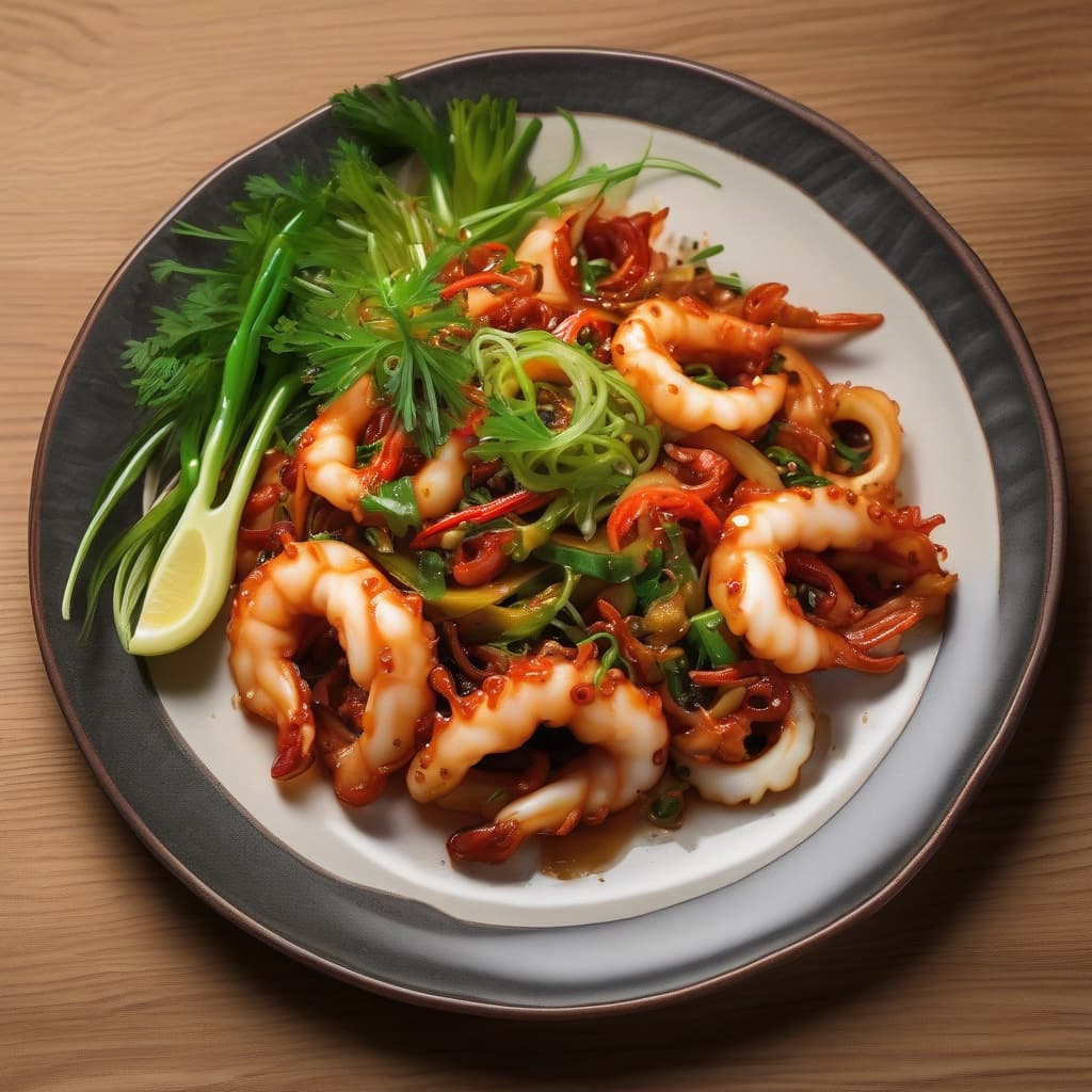 Squid Stir Fry