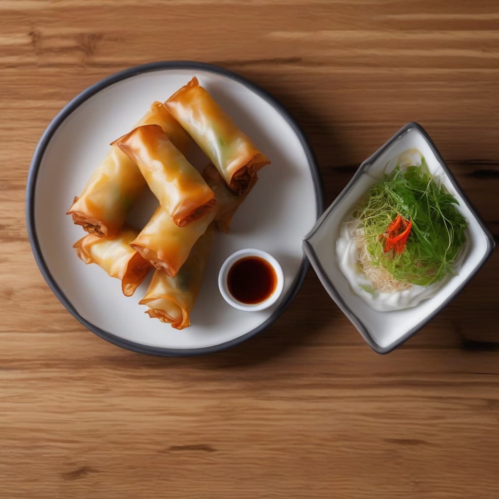 Vegetable Spring Rolls (4 pcs)