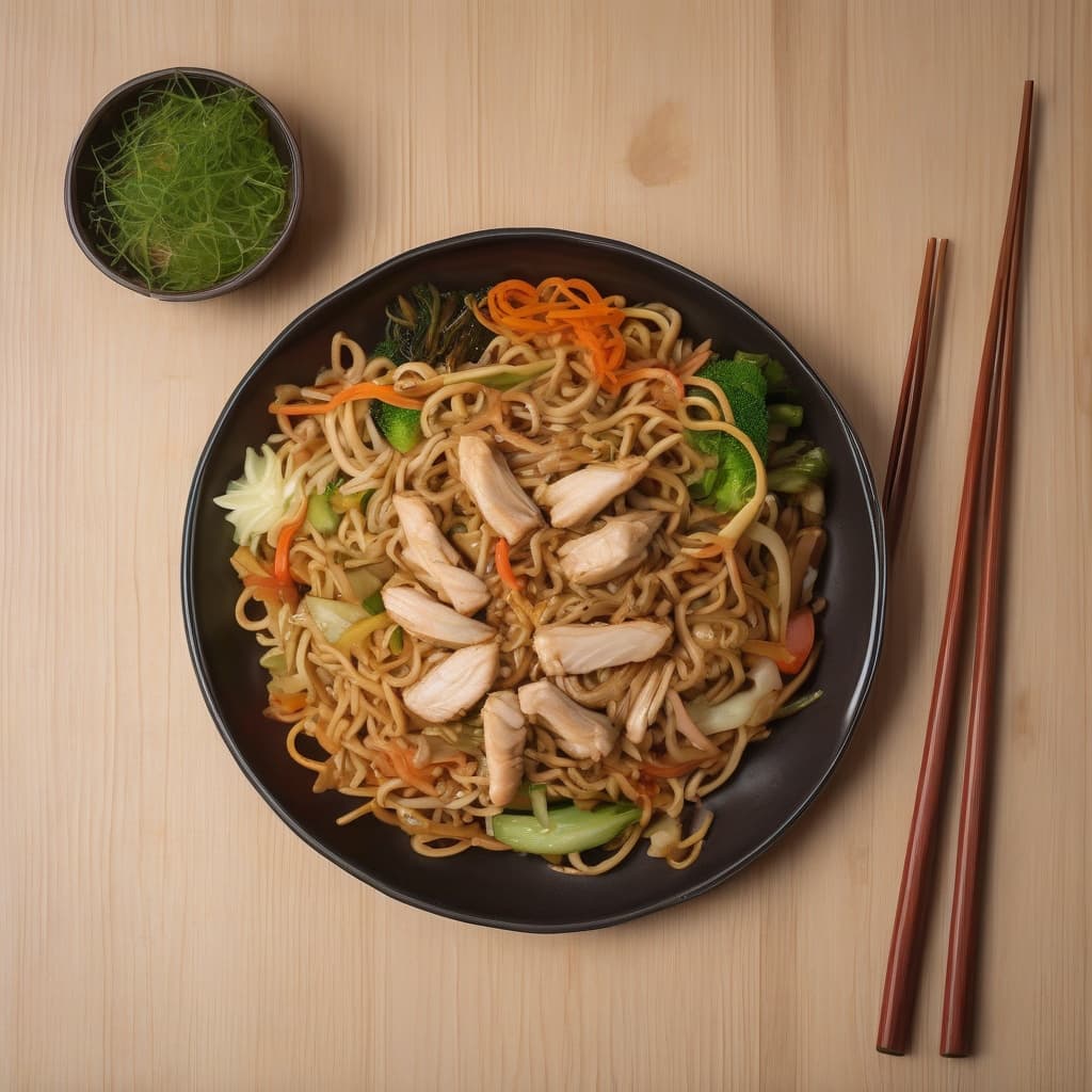 Chicken Yakisoba