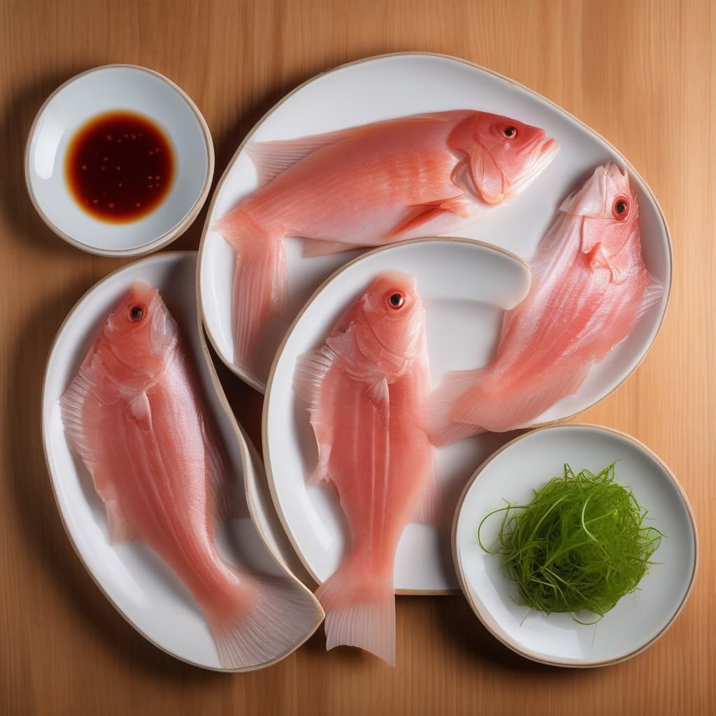 Red Snapper Sashimi (5 pcs)