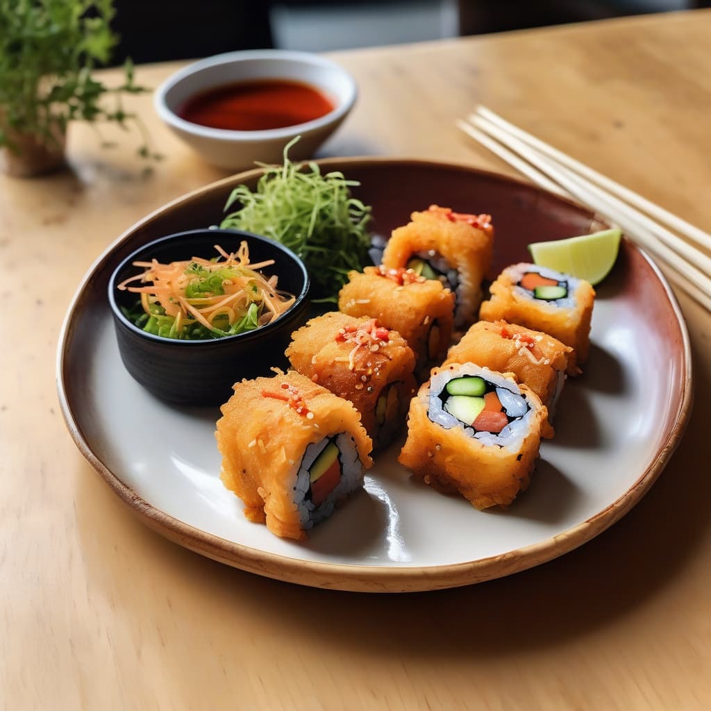 Spicy Tuna Tempura Roll